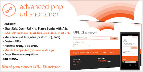 کوتاه کننده لینک - دانلود Advanced PHP URL Shortener - اسکریپت کوتاه کننده لینک