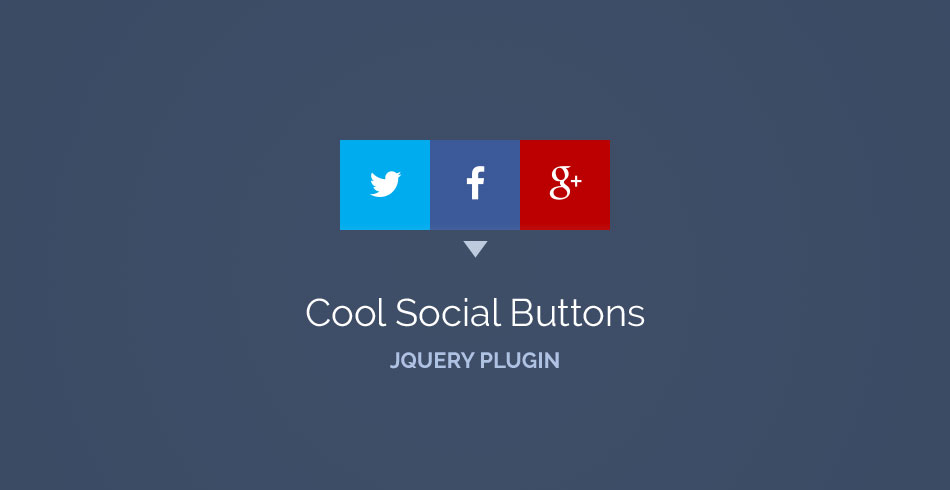 cool social buttons - پلاگین دکمه های شبکه های اجتماعی به صورت جیکوئری