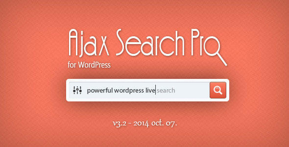 افزونه حرفه ای جستجوی آژاکس Ajax Search Pro نسخه ۳٫۱ برای وردپرس