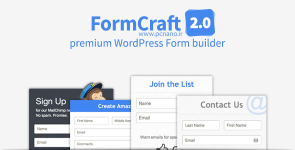 افزونه فرم ساز حرفه ای FormCraft نسخه ۲٫۰٫۷ برای وردپرس